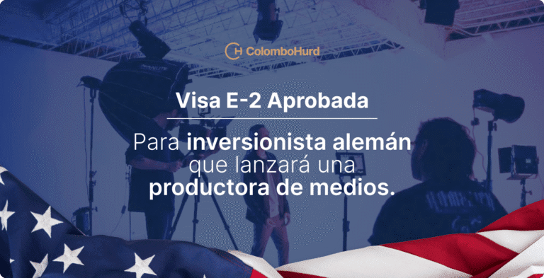 aprobación de visa E-2 para empresario alemán