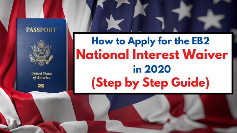National Interest Waiver Step By Step Guide