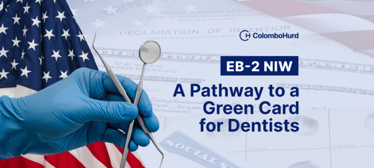 EB-2 NIW green card for dentists