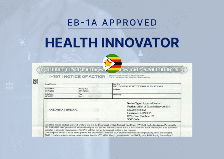 EB-2 NIW Approval for Public Health Innovator
