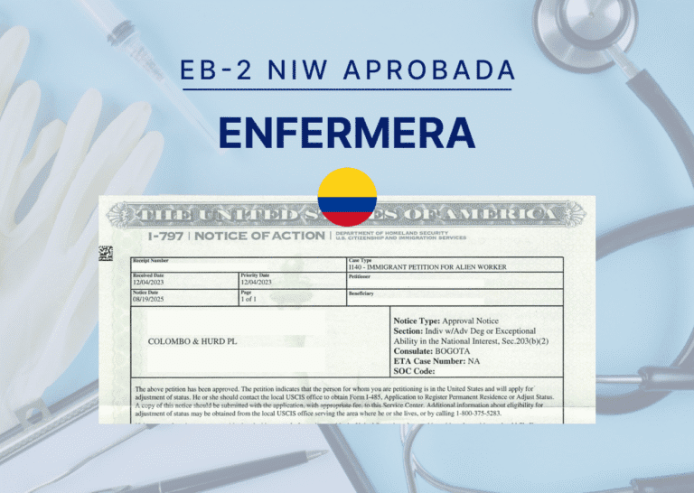 EB-2 NIW enfermera
