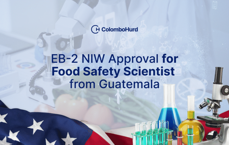 EB-2 NIW food safety scientist approval