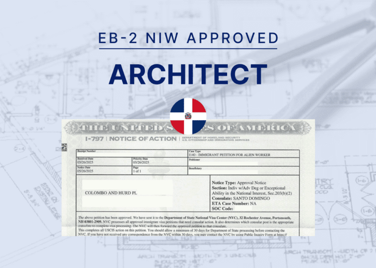 EB-2 NIW architect