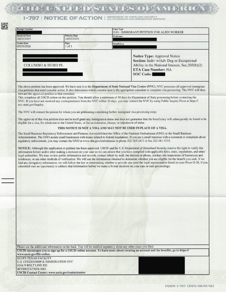 Green Card Dentist Approval