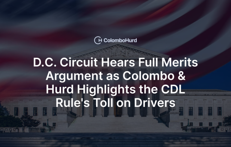 Challenge to FMCSA Non-Domiciled CDL Rule